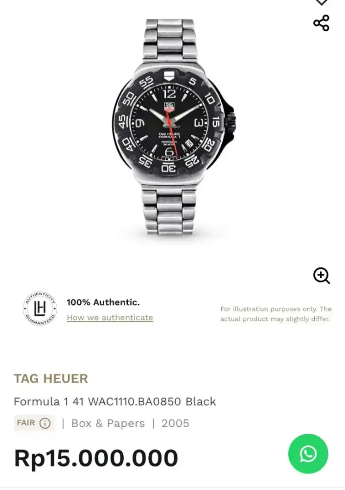 FOR SALE TAG HEUER