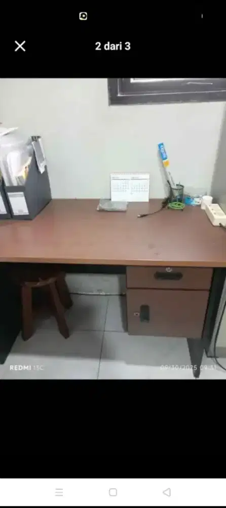 Dijual meja kantor like new kualitass ok