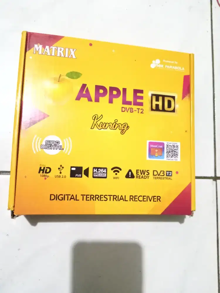 Set Top Box Matrix Kuning + Android Tv Box