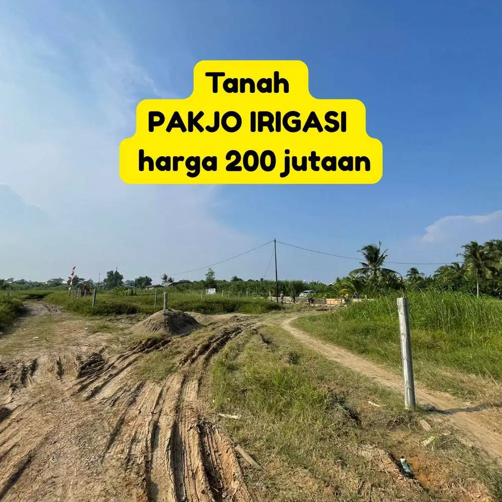 JUAL CEPAT TANAH KAVLING PAKJO IRIGASI KOTA PALEMBANG