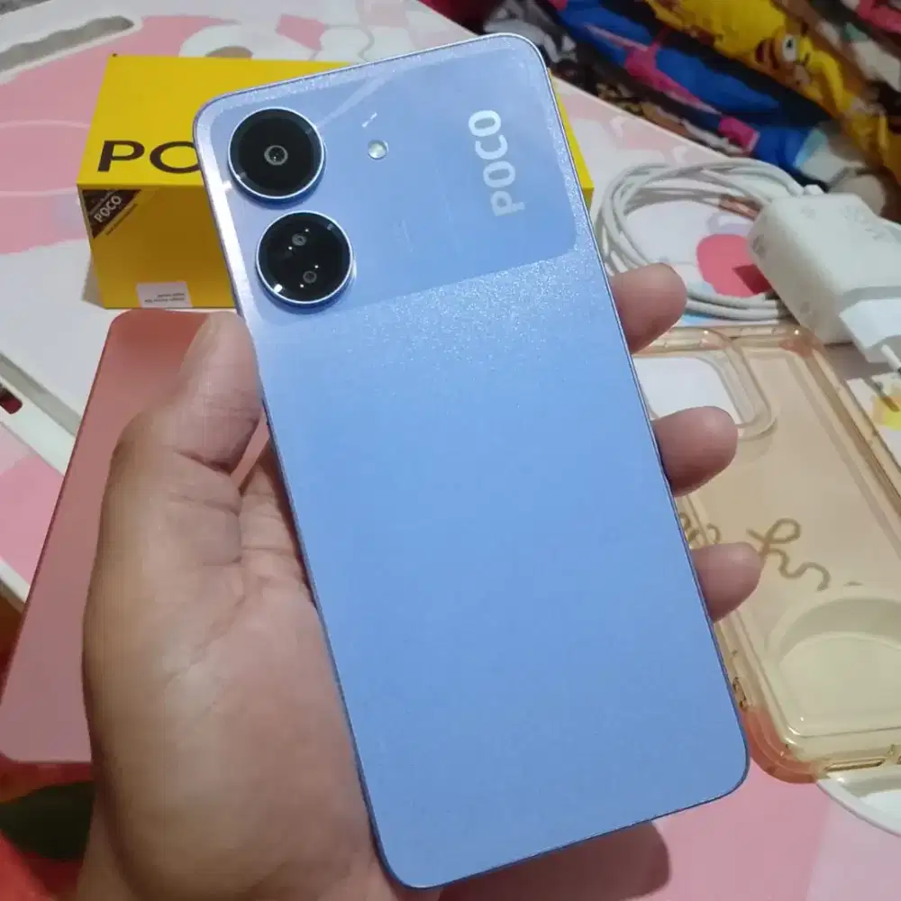 poco c65 6/128 fullset tangan pertama mulpis