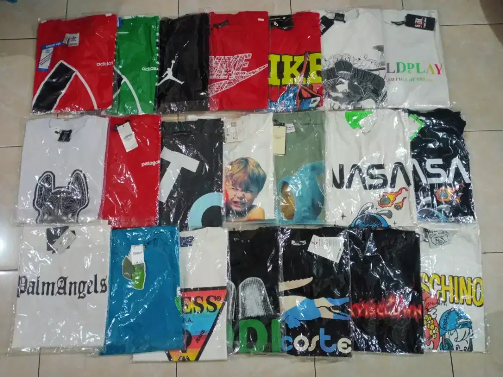 Take all ( Di borongkan) 48x85k t-shirt import original