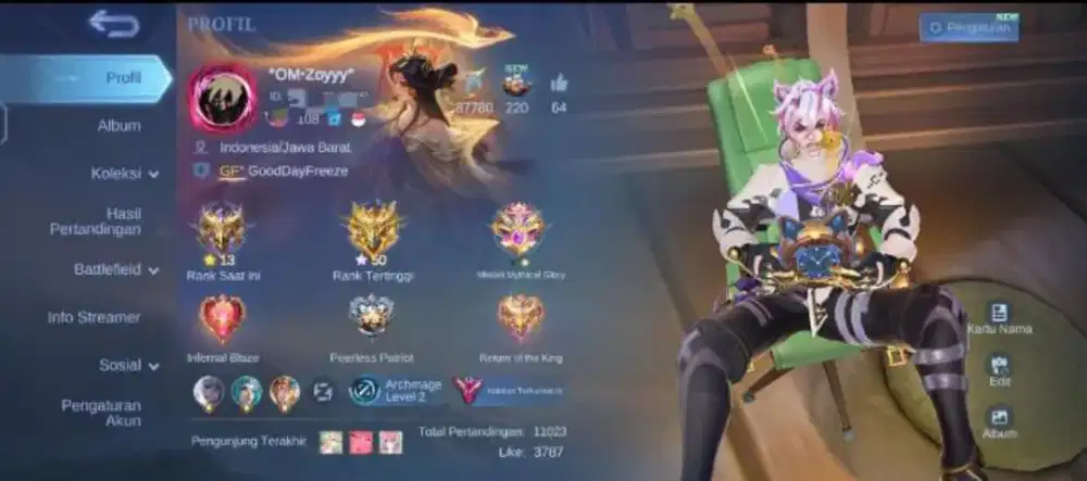 Mobile Legend Bangbang akun