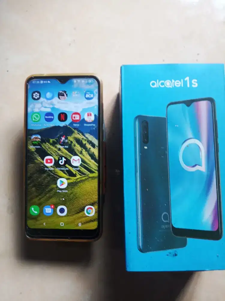 Hp Alcatel 1s mulus masih baru