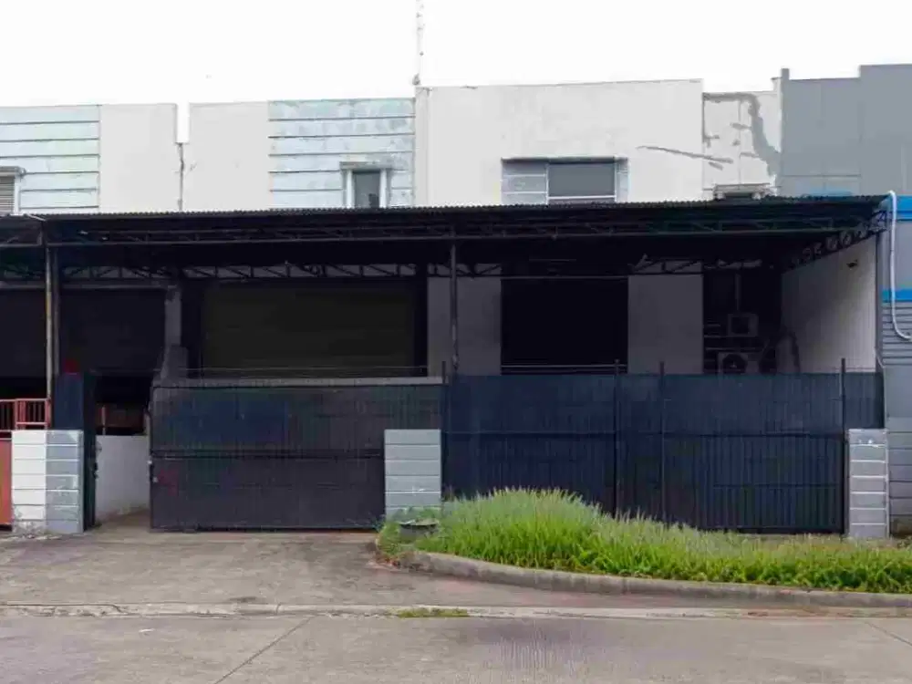 Gudang berikut office di pergudangan industri taman tekno