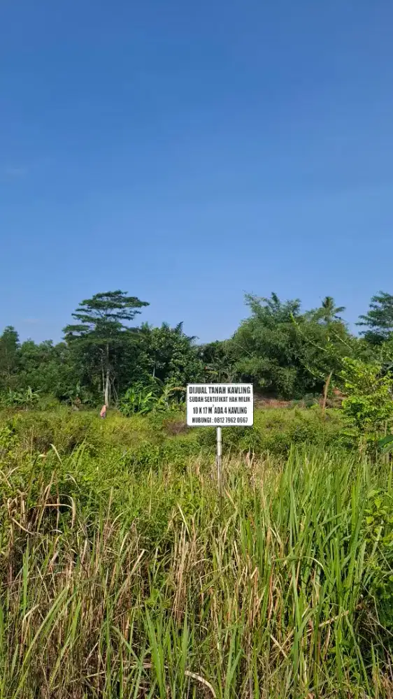 Dijual Tanah 10x17m