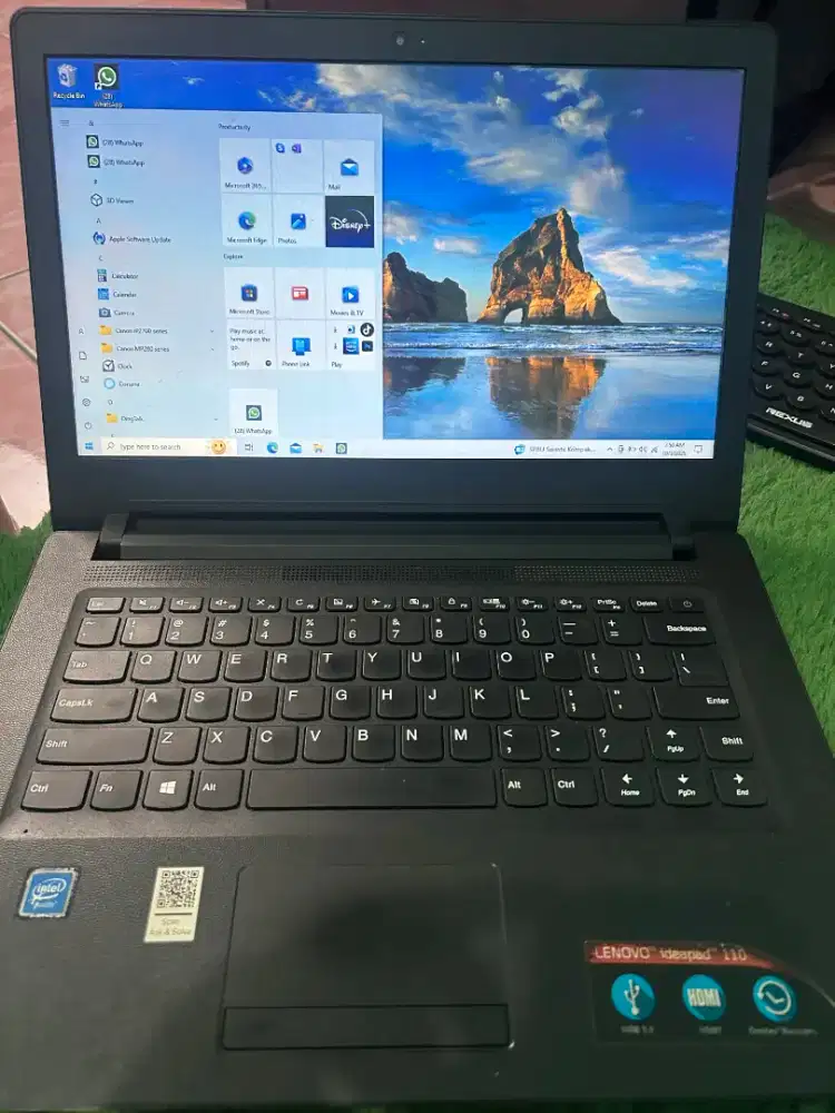 Laptop Lenovo ideapad 110 Harddisk 1 tera bite