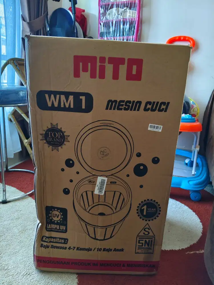 Mesin cuci portable mini 3.5 Kg merk Mito