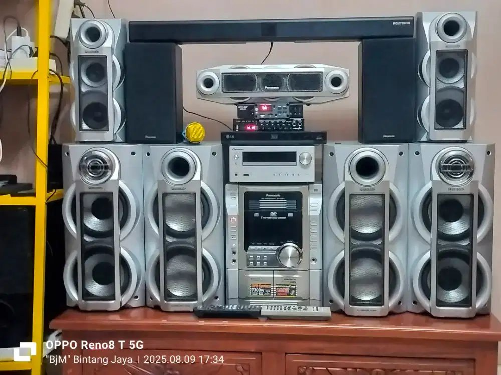 dijual Audio Home Teater merk Panasonic VK91D, barang super mulus