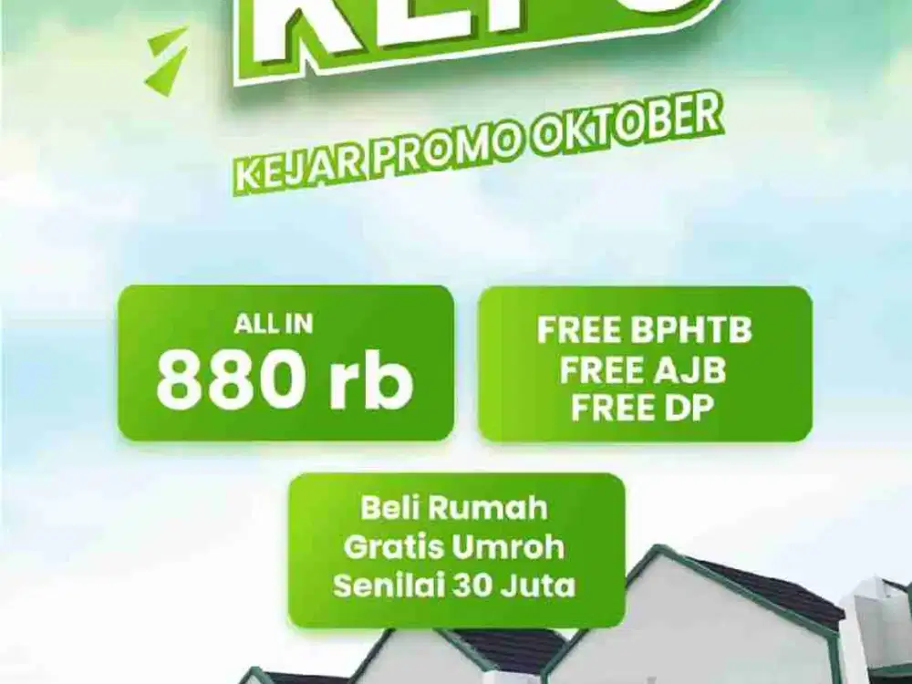 Rumah subsidi bebas banjir