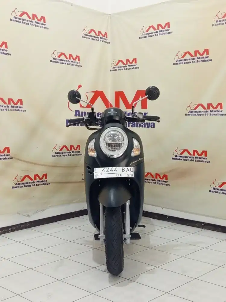 Km 7 Ribu Honda Scoopy prestige tahun 2024 Hitam Doff