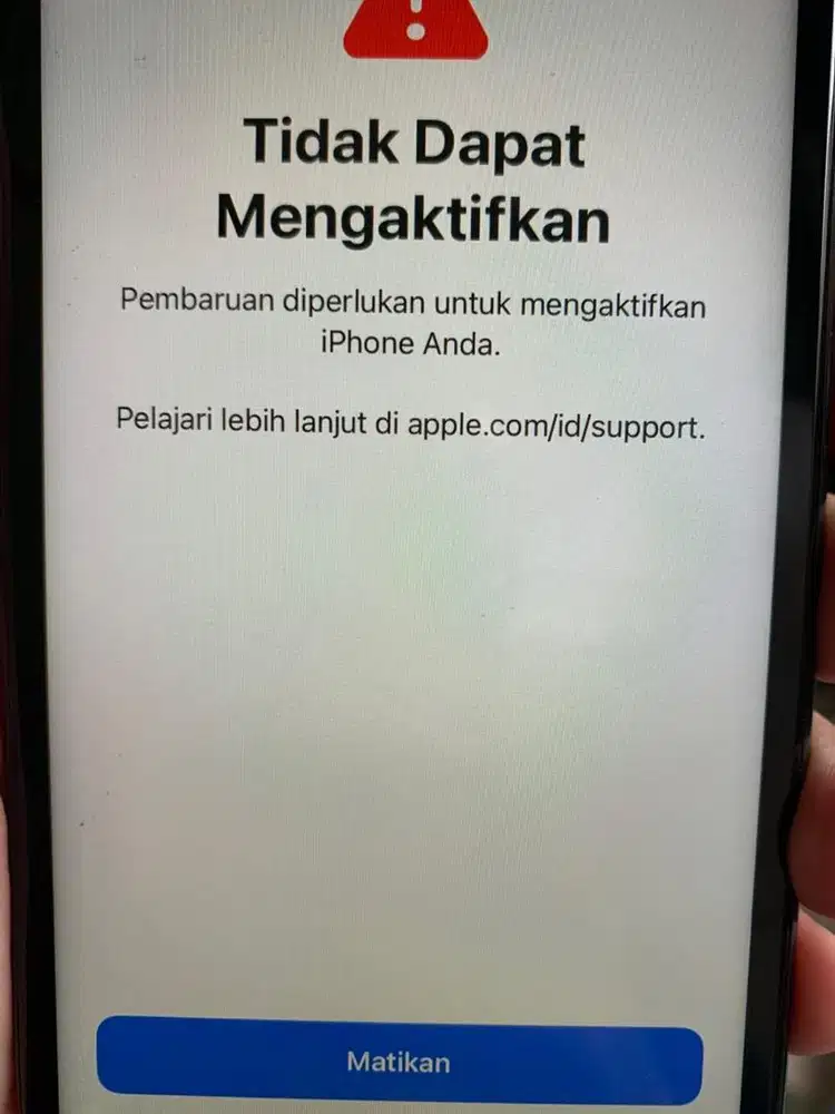 Iphone XR 64GB Tdk Dpt Mengaktifkan Krn No Signal Icloud Aman