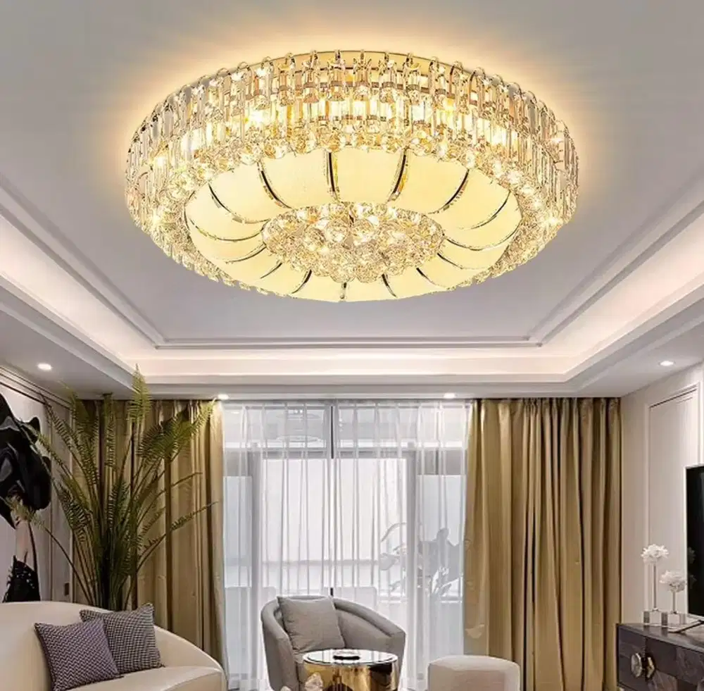 jual lampu crystal plafon