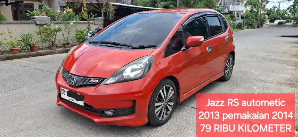 Jazz RS autometic 2013 79ribu kilometer