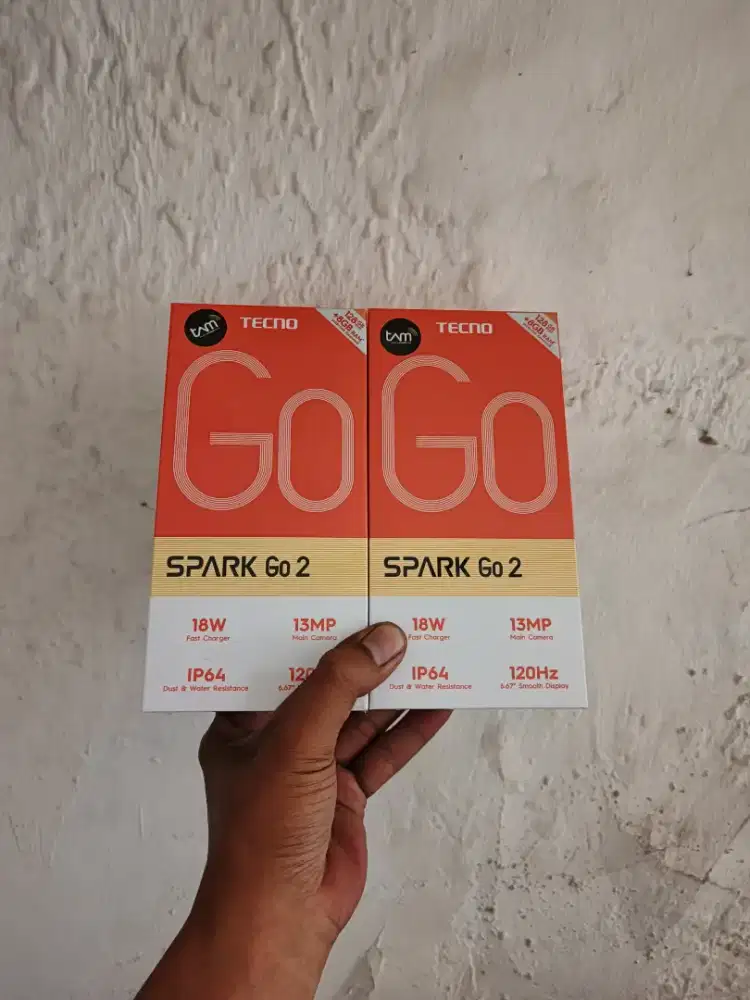[ Fast respon WA ] Tecno Spark GO2 4+4/128 Garansi resmi 13bln