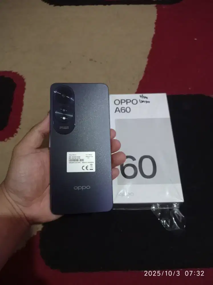 BISMILLAH OPPO A60 RAM 8/128 FULSET MULUS
