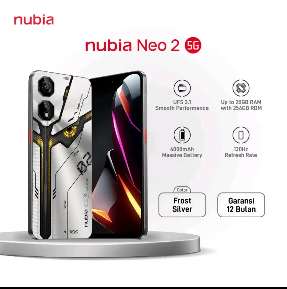 Nubia Neo 2 5G Frost Silver 8/258