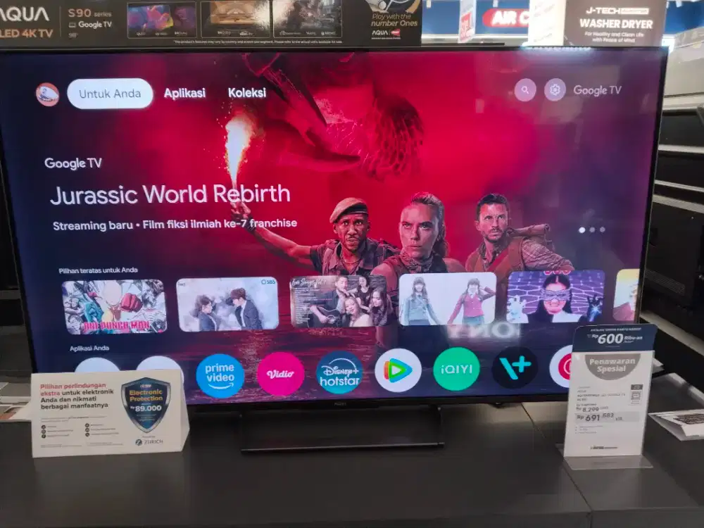 AQUA LED GOOGLE TV 4K 55