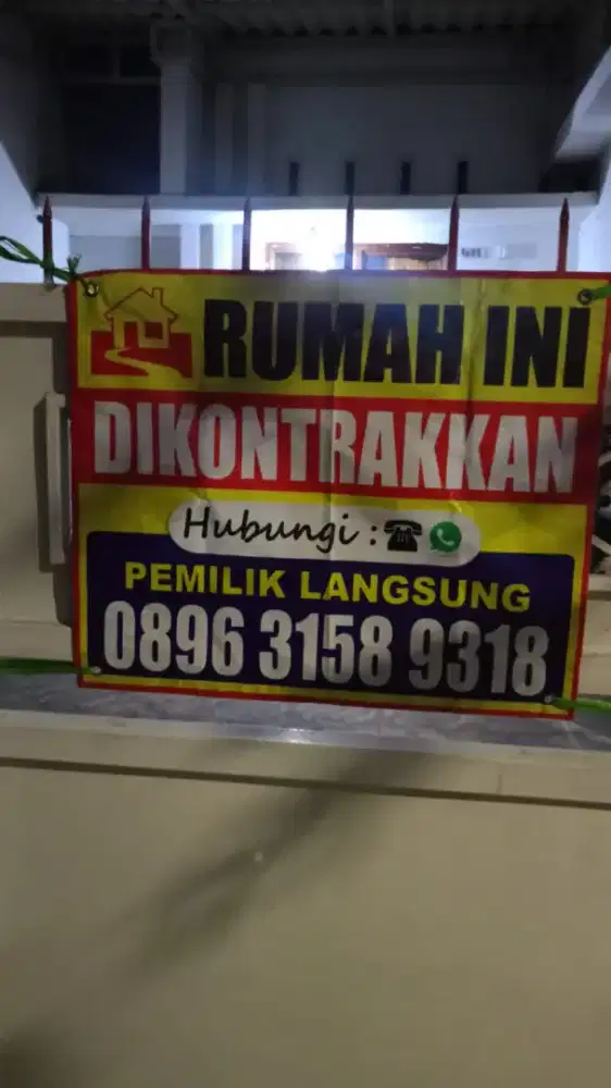 Rumah di kontrakan  6x16