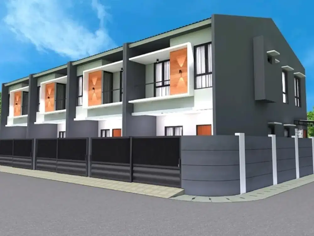 On progresss . 4 unit rumah dijual Panjang Jiwo Permai