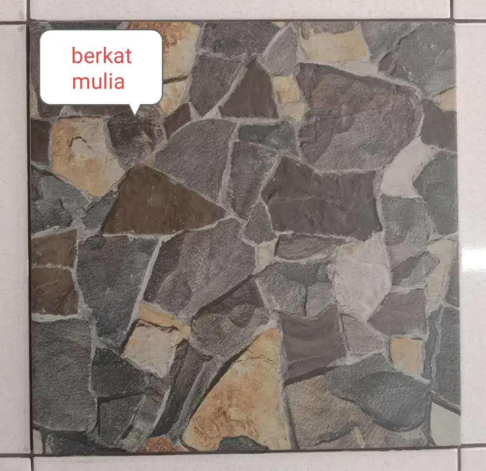 Keramik uk 40x40 motif batu