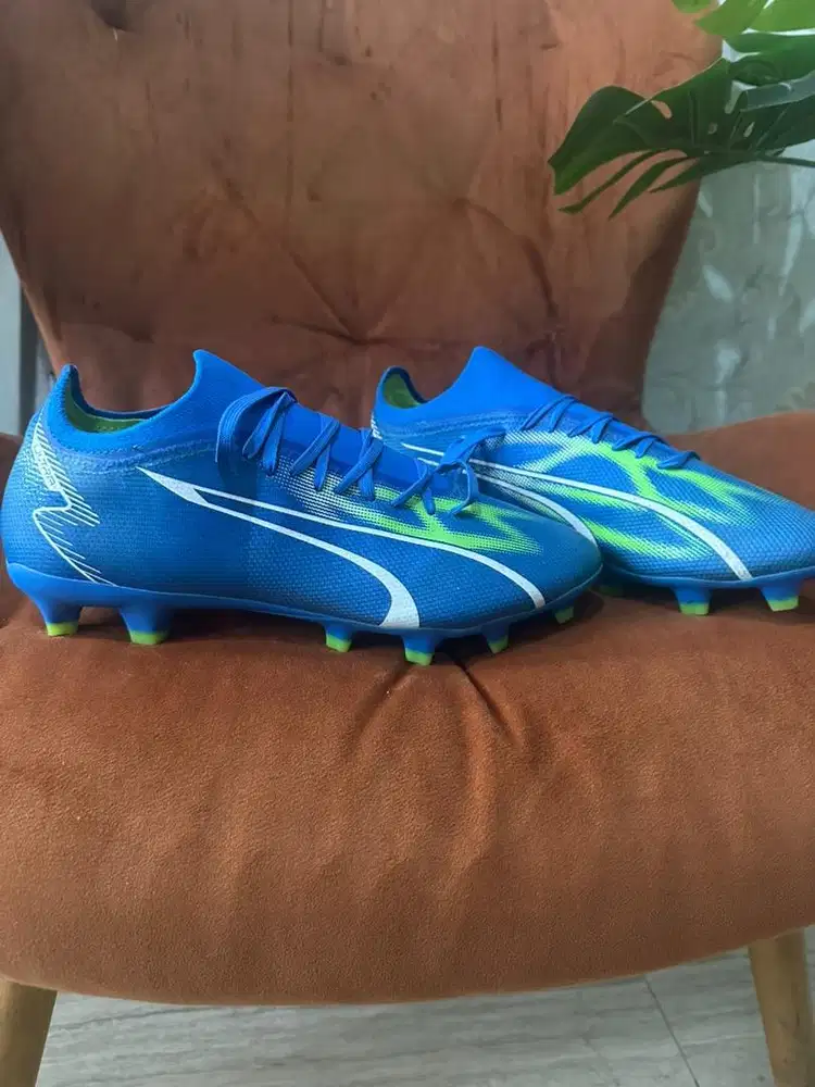Sepatu Baru Ori Merk PUMA GripControl warna Biru tanpa Box