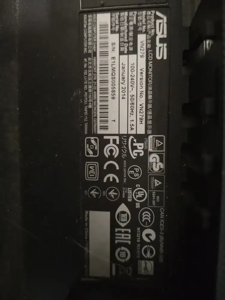 Monitor Asus 27 inc