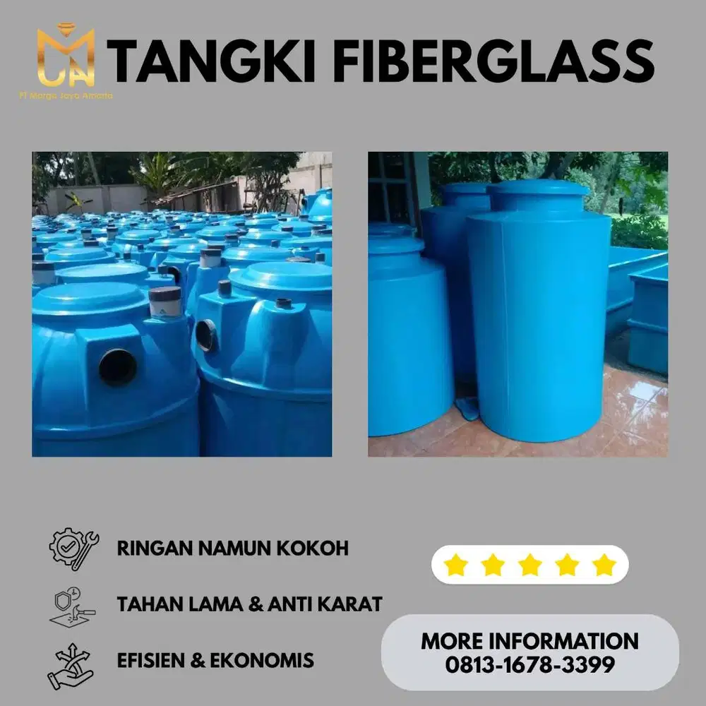 HOT ITEM Tangki Fiberglass di Bogor