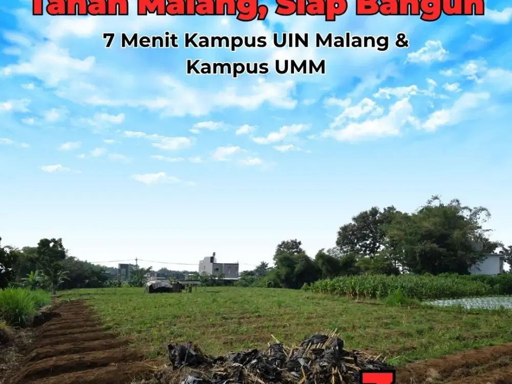 Tanah Siap Bangun 200m² SHM di Perumahan, Lokasi Emas Dekat 2 Kampus Besar.