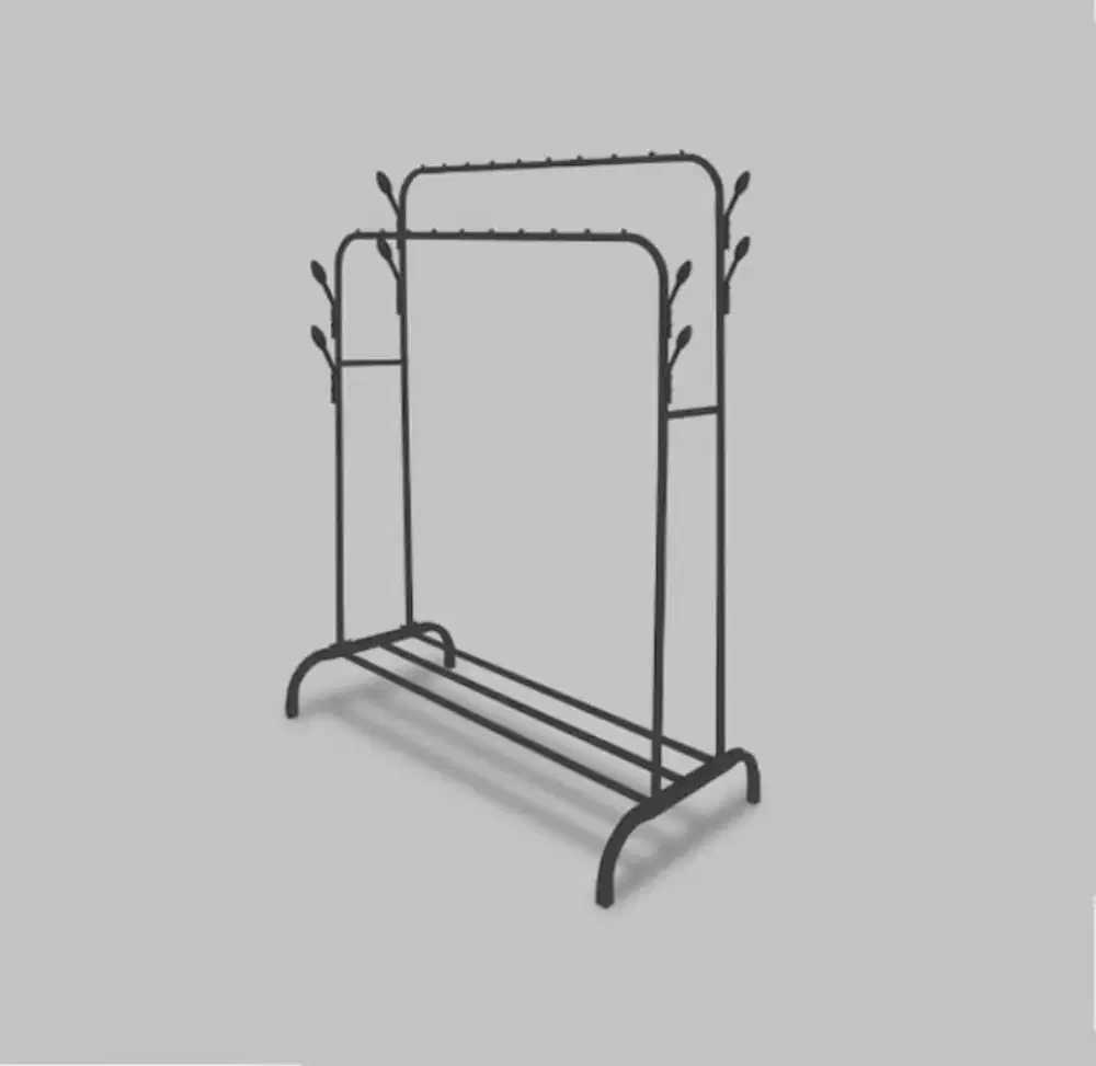 Stand hanger double