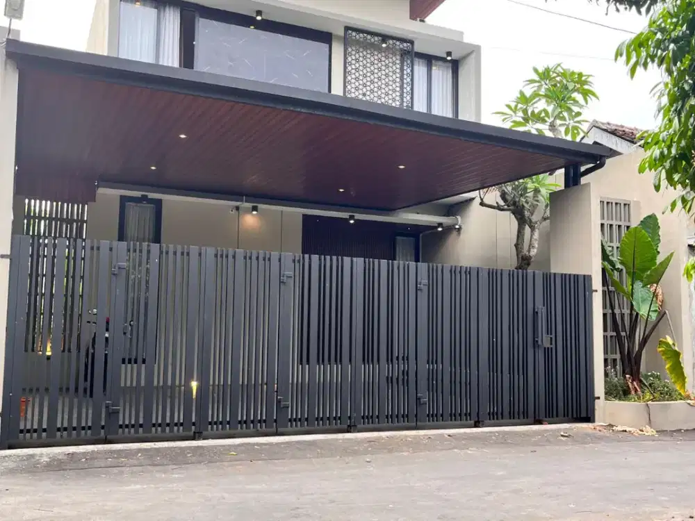 RUMAH MODERN KONTEMPORER FULL FURNISHED DI PURWOMARTANI KALASAN