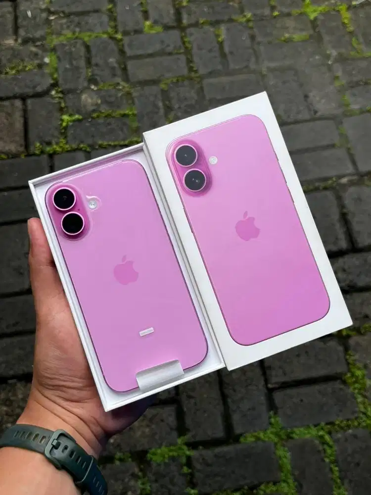 iphone 16 128gb iBox Pink Bh 100% bisa tt