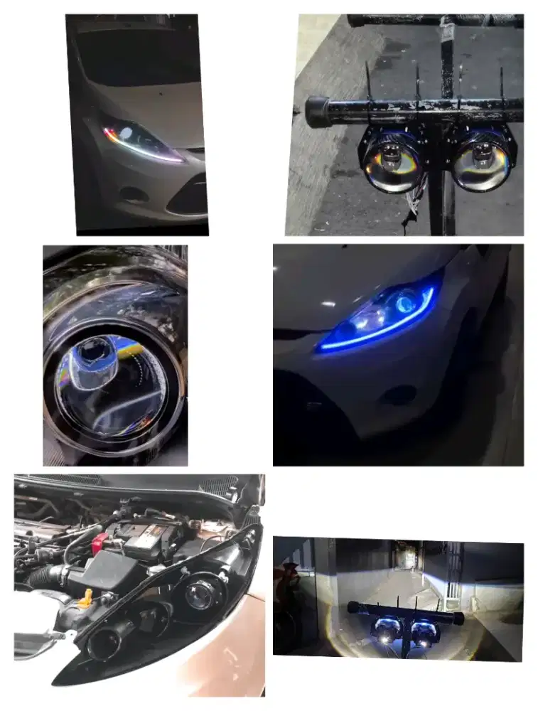 biled headlamp Ford fiesta SM pasang dtmpt anda
