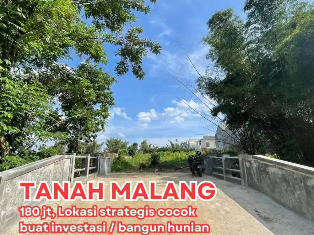 Kavling Strategis 75m² di Merjosari, Ideal Bangun Hunian Impian, Dekat UMM & UIN!