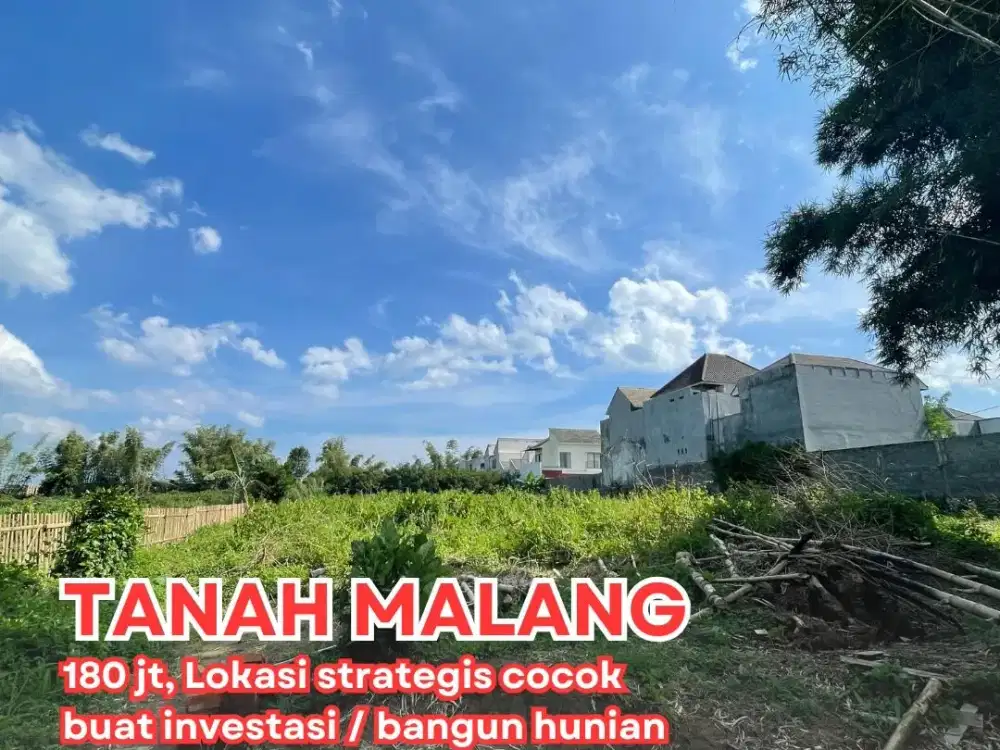 Jual Kavling Murah 75m² Merjosari, Cocok Bangun Rumah, Cuma Selangkah ke UMM dan UIN.