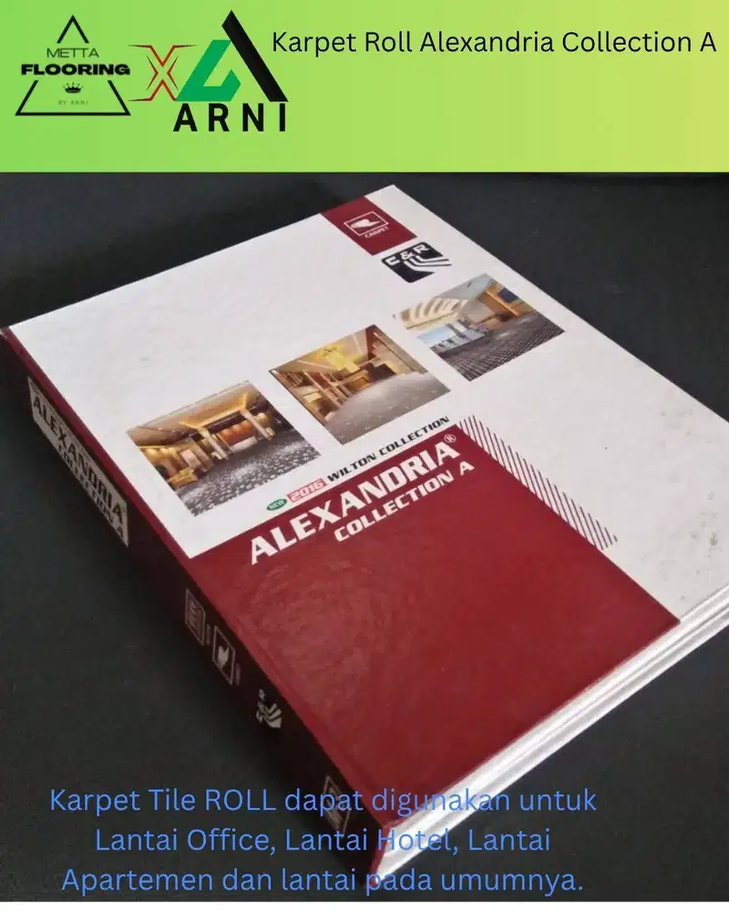 Karpet ROLL Alexandria Collection A lebar 4m