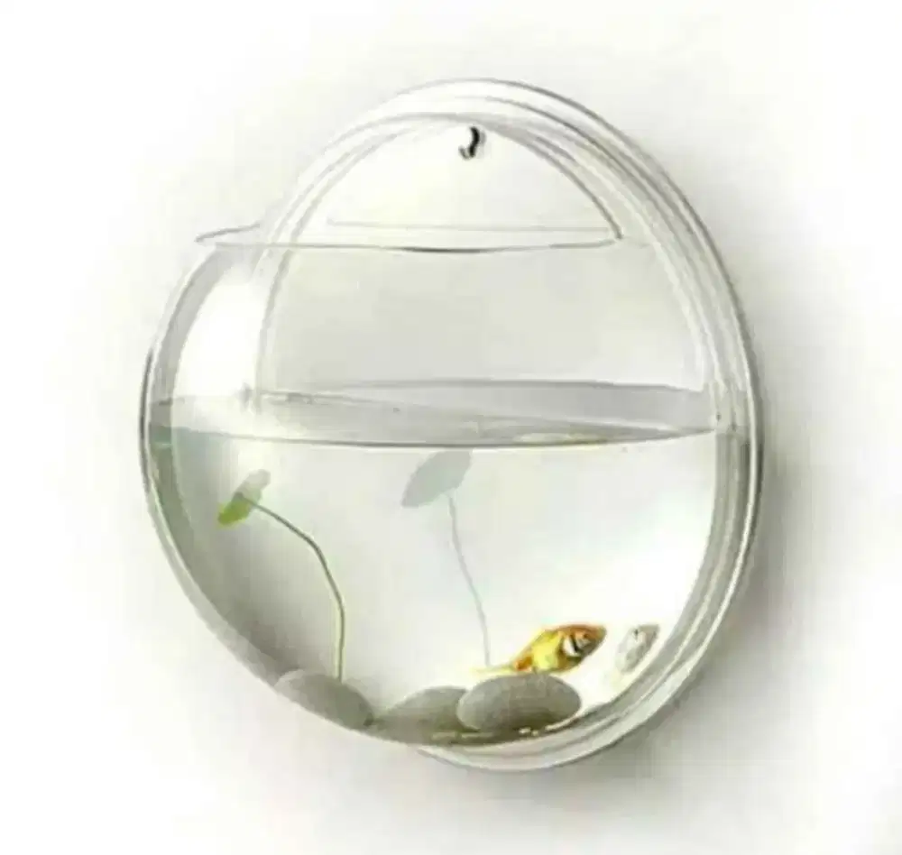 Aquarium dinding tempel