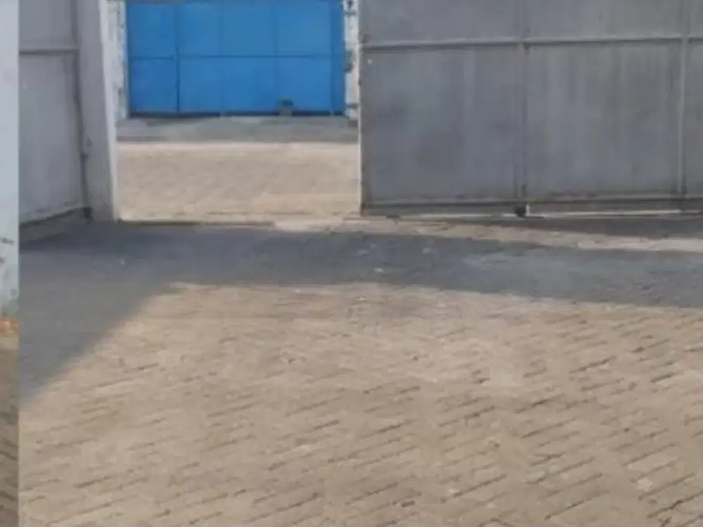 Disewakan gudang di Margomulyo ada pagar