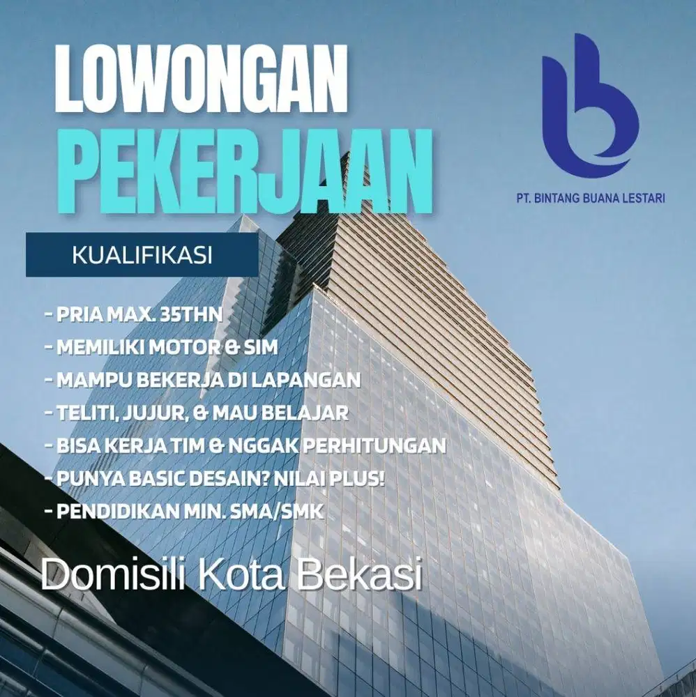 Lowongan Kerja Staff Produksi Lapangan, Bidang Jasa Percetakan