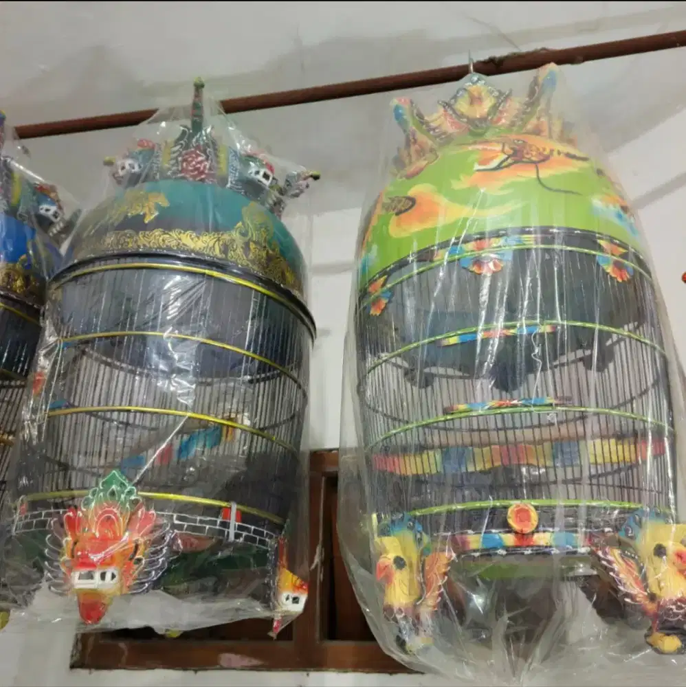 Kurungan sangkar burung perkutut kayu
