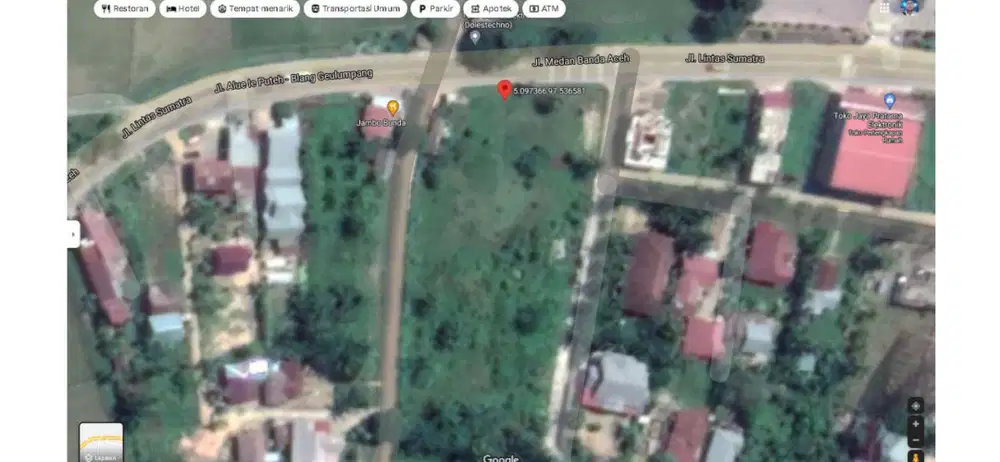 Dijual lahan murah nego, Medan-Aceh, segera untuk bagi waris.