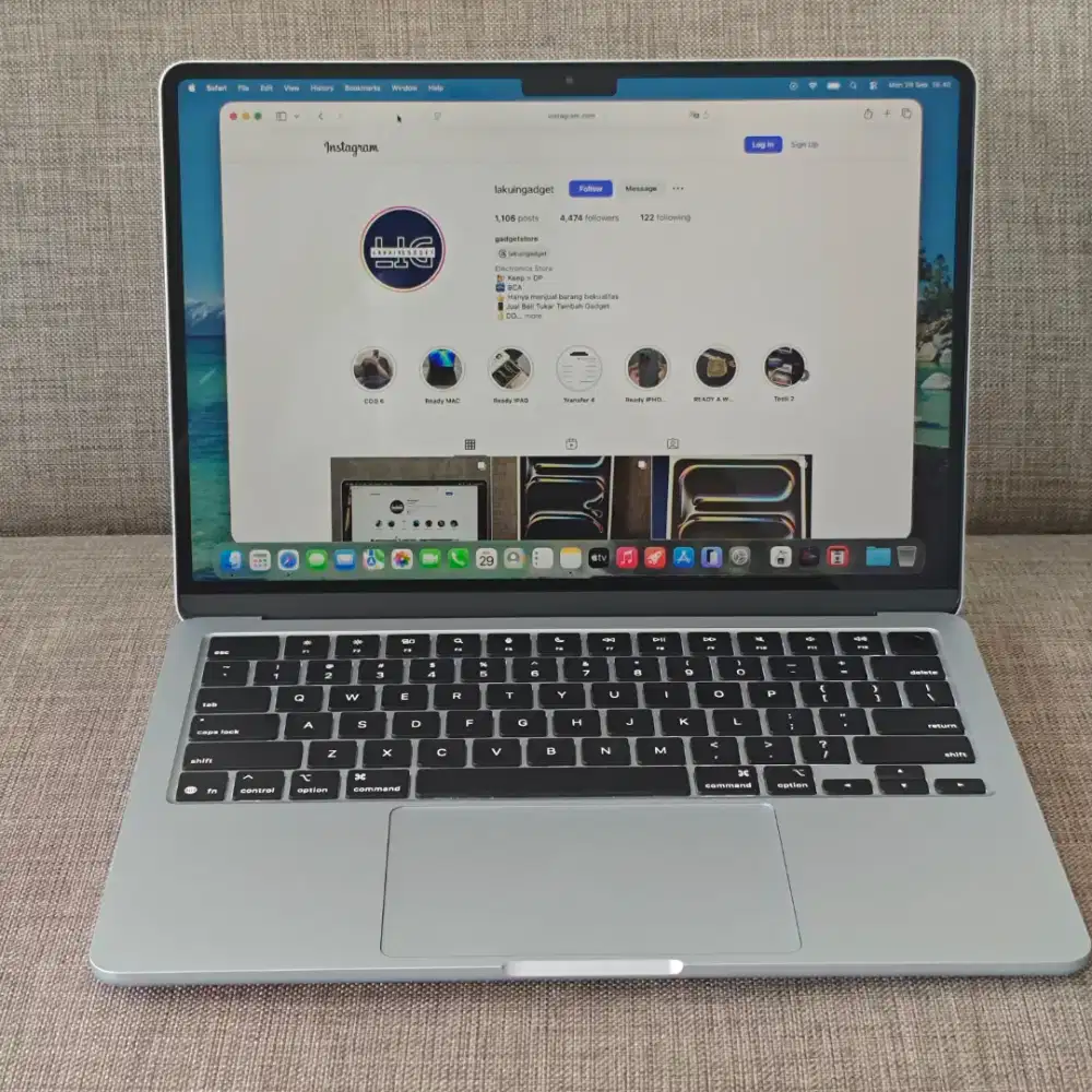 Macbook Air M4 16/256Gb Resmi Ibox September 2026 Fullset Original