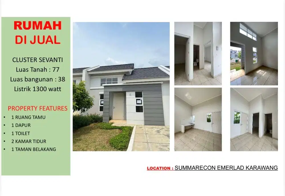 DI JUAL RUMAH SUMMARECON KARAWANG