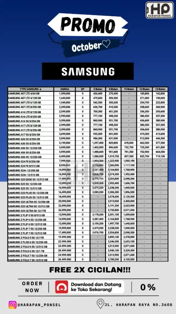 PROMO KREDIT SAMSUNG SERIES TANPA DP