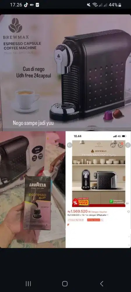 Mesin kopi brewmax