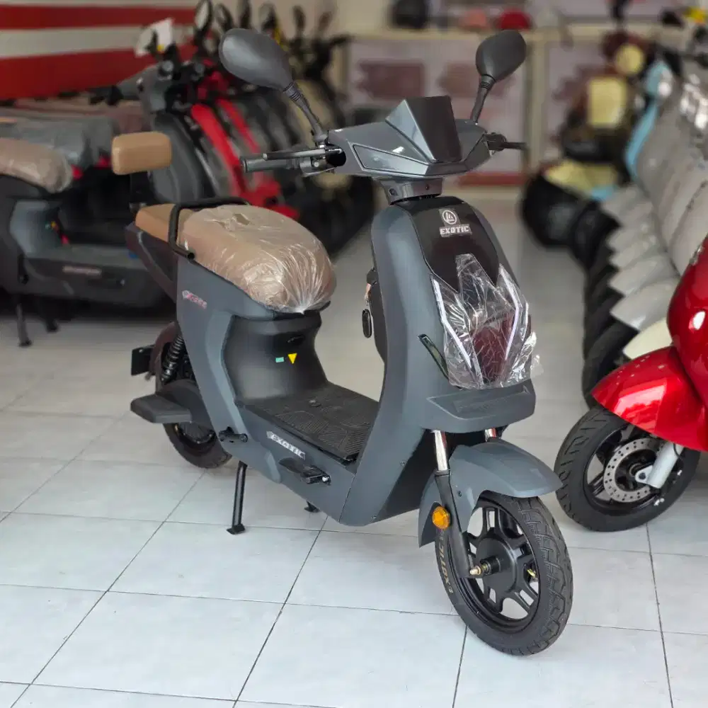 Sepeda listrik exotic x-665 diskon ratusan ribu bisa kredit tanpa DP