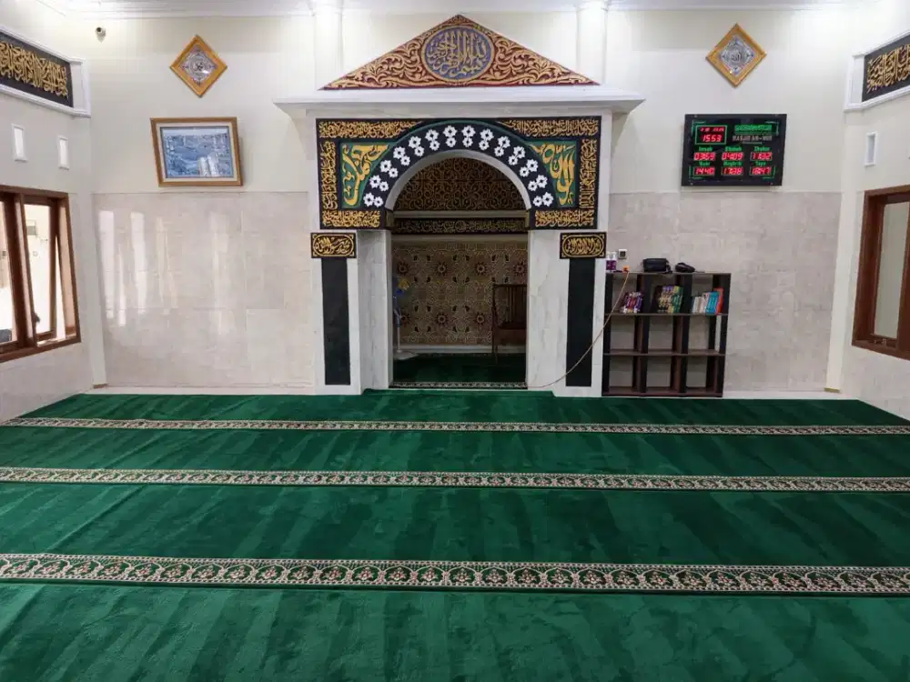 Ambal Sajadah Karpet Masjid Termurah. Tersedia Lokal maupun Import