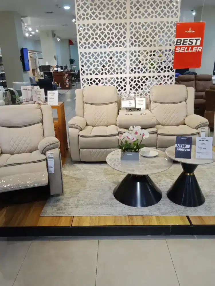 PROMO 1 SET DAHLBERG SOFA RECLINER 3S, 1S