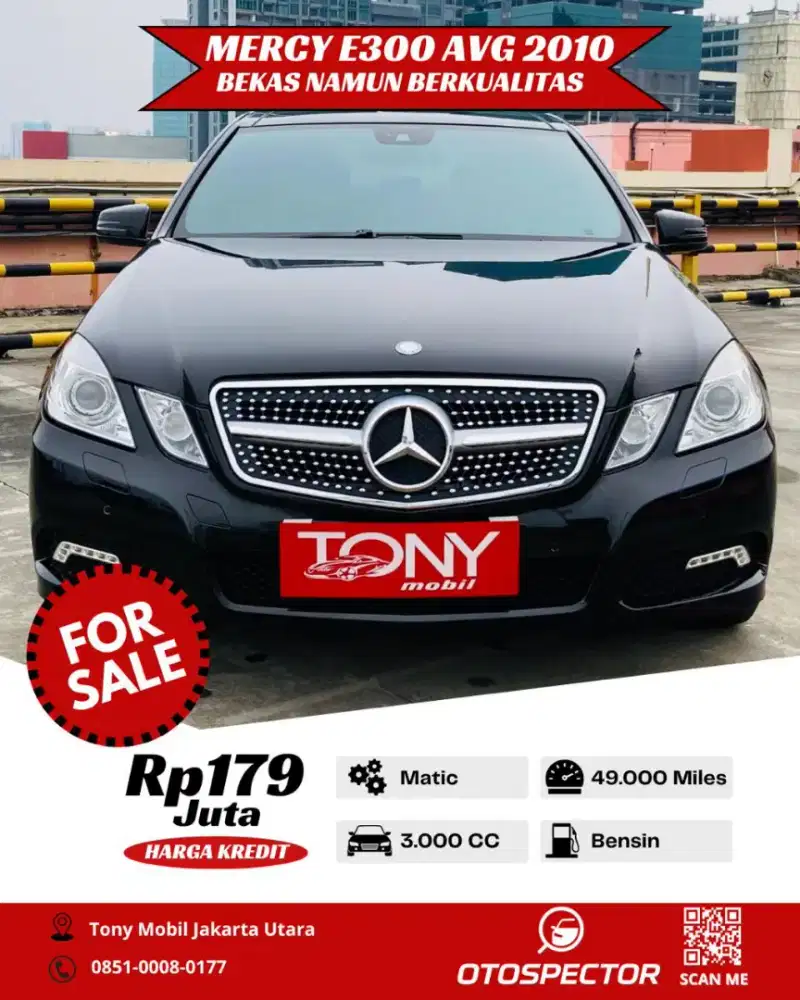 Mercedes Benz E300 Avantgarde 2010 Hitam