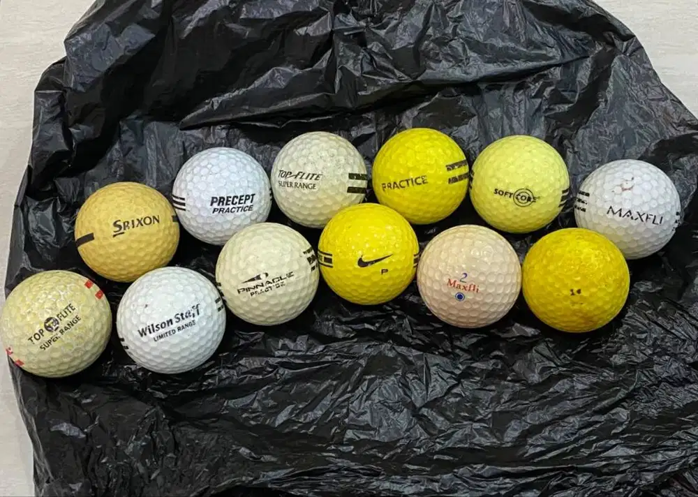 Jual bola golf (driving range) bekas/second